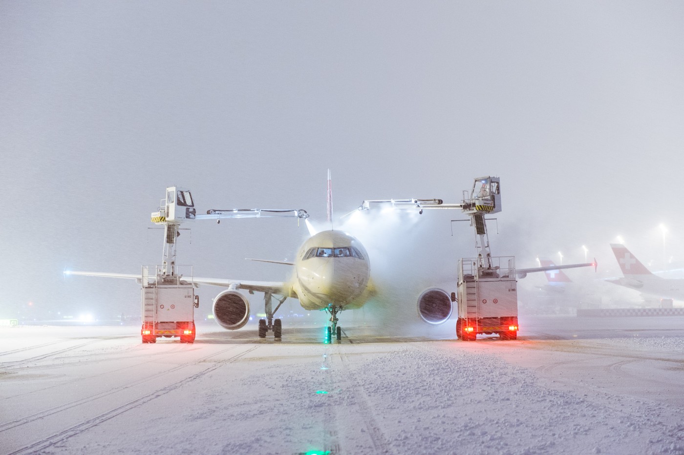 De-icing of aircraft